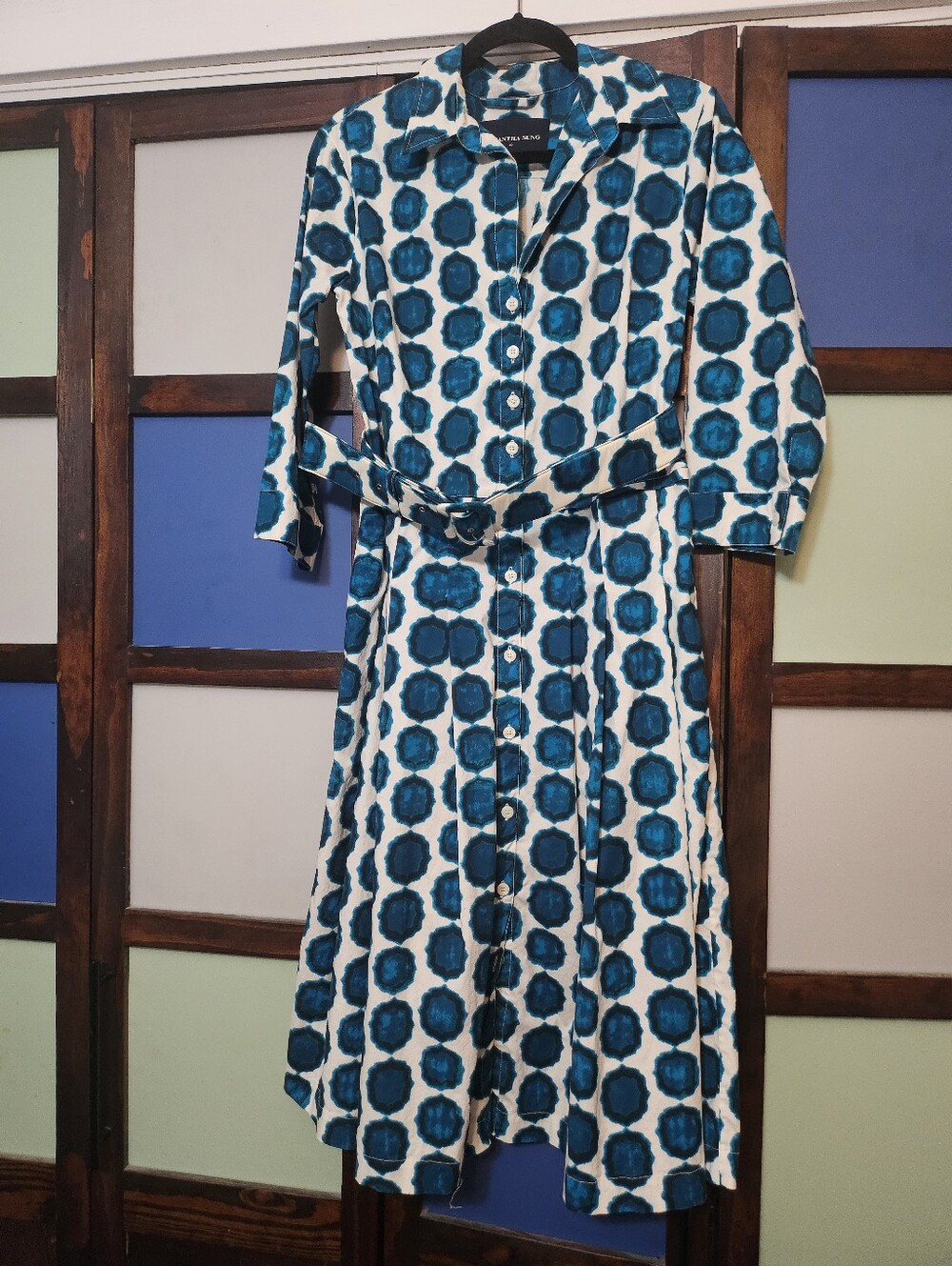 Samantha Sung Ikat Dress Sz 10